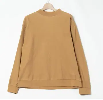blurhms 블럼스 하이넥 긴팔 티셔츠 무지 카멜