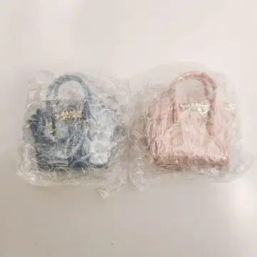 질스튜어트 미니 비쥬 로얄 토트 키링 2종 세트