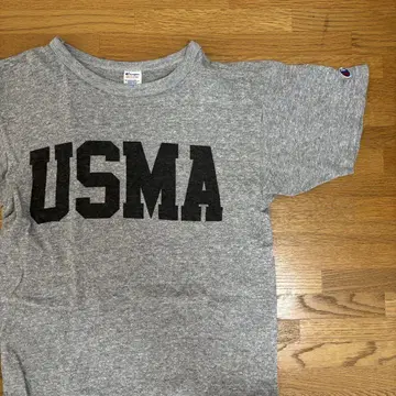 80s 챔피언 USMA 염색 마블링 그레이 USA제 티셔츠