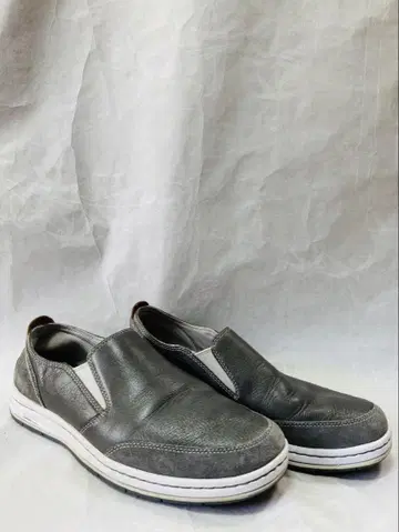 ROCKPORT ADIPRENE 슬립온 로퍼 가죽 실버