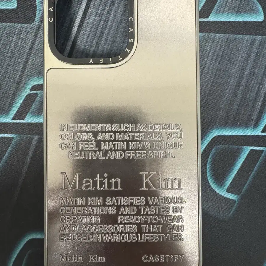 Casetify Matin Kim iPhone 15 Pro on Bunjang Global Site.