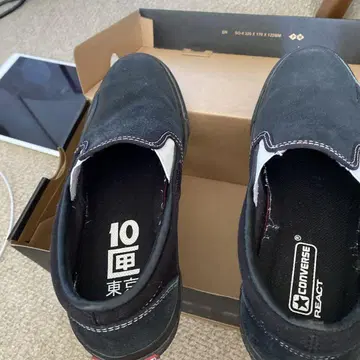 텐박스 TENBOX CONVERSE SKIDGRIP 블랙 26cm