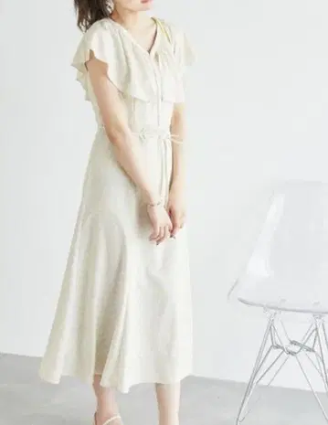 로페피크닉 꽃무늬 원피스 36 사이즈 S 사이즈