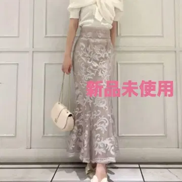 스나이델 레이스업 머메이드 스커트