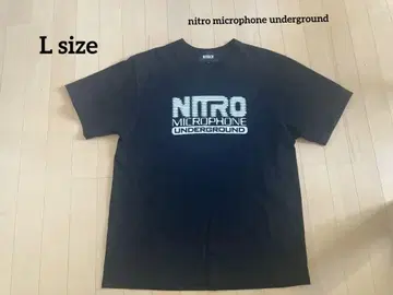 NITRO MICROPHONE UNDERGROUND 티셔츠 L 블랙