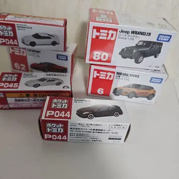 토미카 미니카 세트 Nissan GT-R, Jeep Wrangler 등