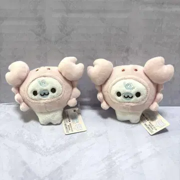 마메 고마 부드러운 게 아기 손 봉제 인형 묶음 판매 2종 세트