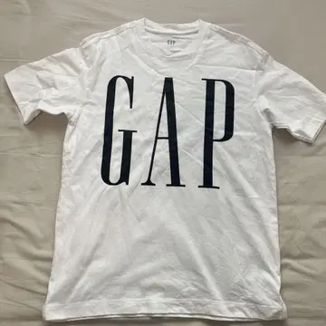 GAP 화이트 티셔츠 빅 로고