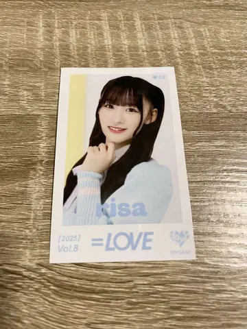 =LOVE 오토시마 리사 미니 포토 카드 레어