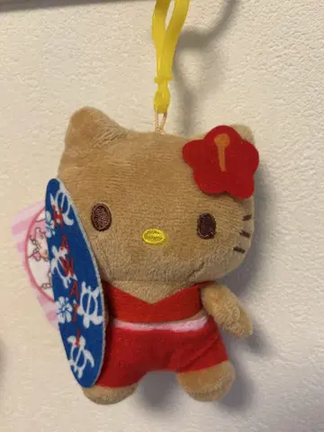 새상품 하와이 일광화상 키티 서핑 이미지 스트랩
