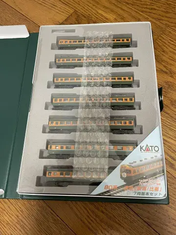KATO 80계 도카이/히에이 7량 기본 세트 새상품급