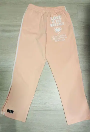 SUPER LOVERS 핑크 조거 팬츠