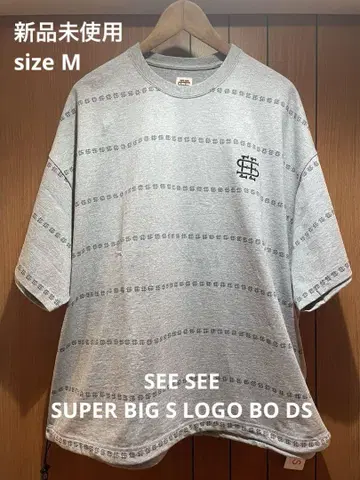 미사용 새상품 M SEE SEE SUPER BIG S LOGO BO DS