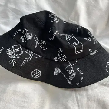 BTS IN THE SOOP BUCKET HAT 모자 블랙