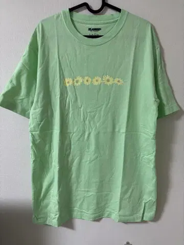 XLARGE 민트 그린 꽃무늬 티셔츠