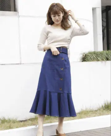 dazzlin 데님 스커트 M 사이즈