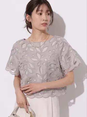 마이 스트라다 자수 블라우스