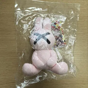 미개봉 새상품 소라닌 바텐 토끼 공 체인 봉제 인형 키링 핑크 단종