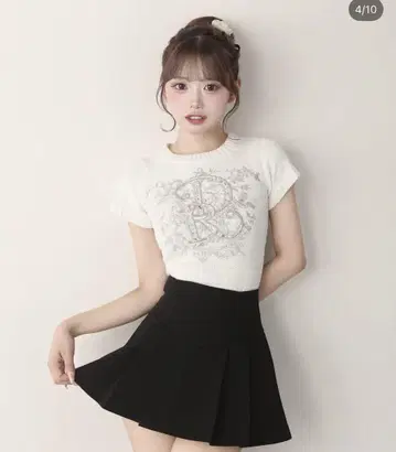 Darich 다리치 미 실루엣 미니 스커트 Free BLK
