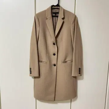 유니클로 체스터 코트 카멜