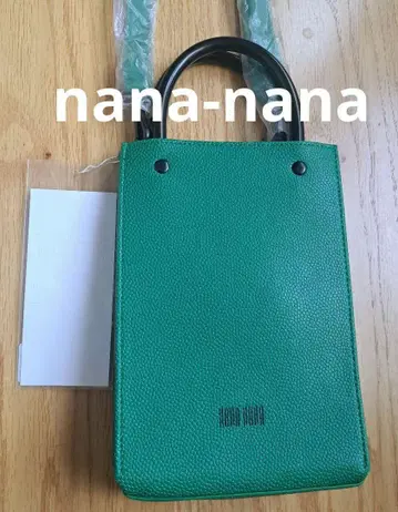 nana-nana A5 GREEN 그린 가죽 숄더백 택 포함 새상품