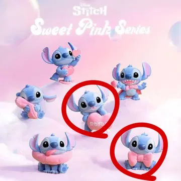 52toys 스티치 sweet pink series