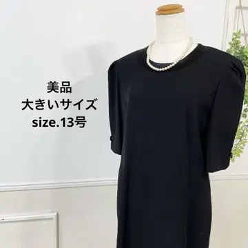 새상품급 빅 사이즈 블랙 포멀 원피스