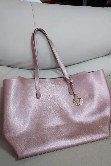 FURLA /훌라 샐리 핑크 골드 숄더백 토트 M