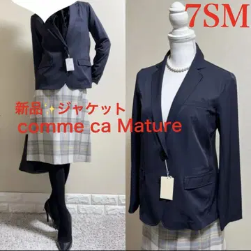 새상품! Comme ca Mature 썸머 자켓 다크 네이비 7