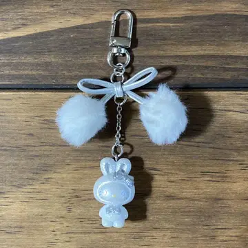 산리오 헬로키티 스노우 토끼 키링