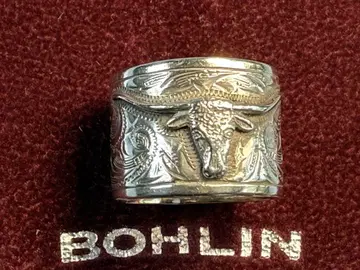 Edward H. Bohlin 스털링 실버 반지 (롱 호른)
