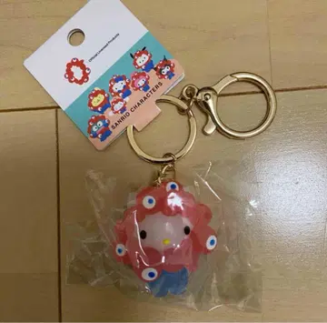미야쿠미야쿠 산리오 콜라보 클리어 키링 키티