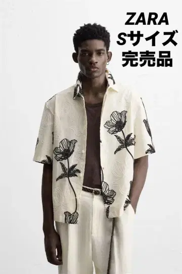 ZARA 자라 대비 자수 셔츠 S 사이즈 완판템