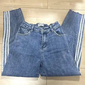 펄 라인 데님 펄 데님
