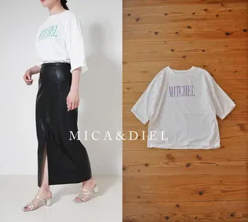 MICA&DEAL MITCHEL 로고 프린트 티셔츠