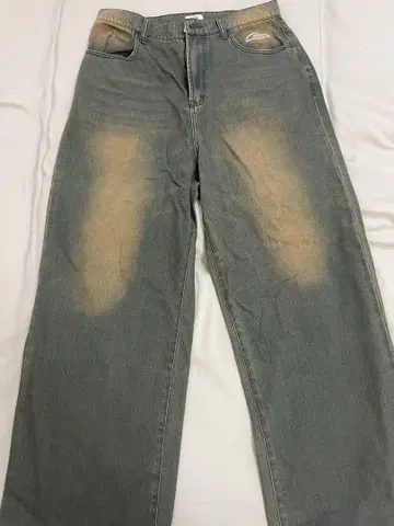MSG 데미지 가공 그레이 데님 팬츠 L