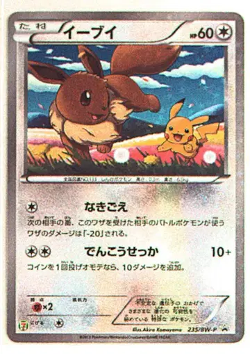 Pokemon BW 프로모 235/BW-P 이브이