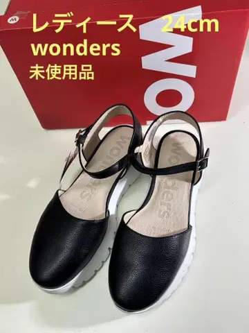 wonders 원더스 여성용 통굽 스트랩 샌들 미사용품