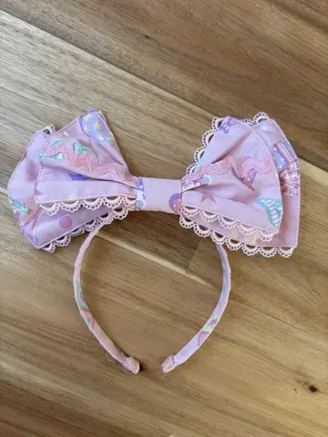 Angelic Pretty TOY PARADE 리본 머리띠 핑크