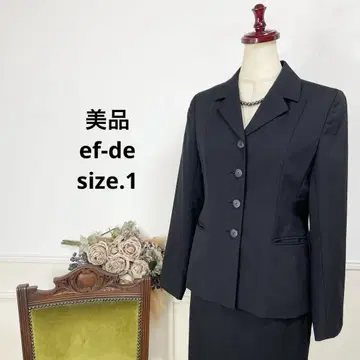 새상품급 ef-de 블랙 포멀 수트