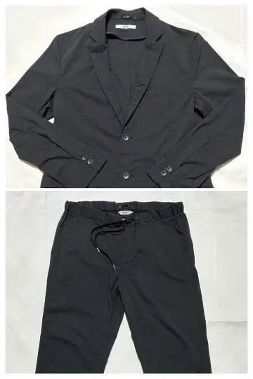 저널 스탠다드 리룸 시어서커 셋업 블랙 세탁 가능