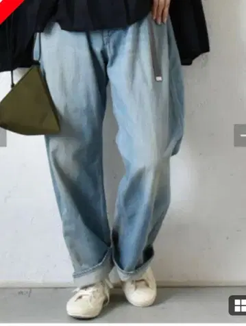 Ordinary fits 벨트 데님