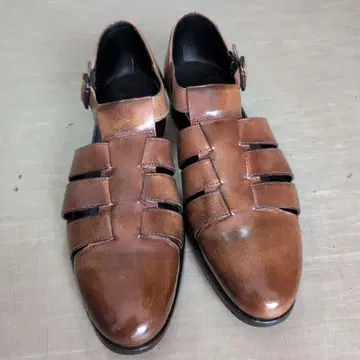 FELLOWS 가죽 샌들 가죽 밑창 맥케이 제법 8.5 새상품급
