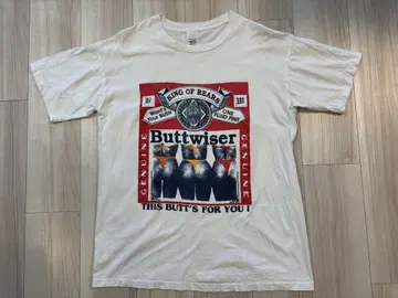 Buttwiser 90s 프린트 티셔츠 XL 싱글