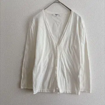 내추럴 뷰티 베이직 가디건 겉옷 냉방병 예방 화이트 S