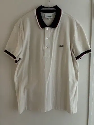 Lacoste 화이트 피케 셔츠 일본제