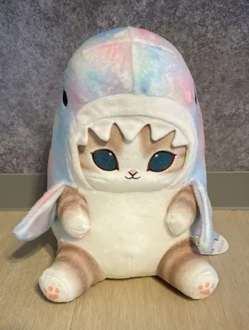 mofusand 파스텔 상어 냥 BIG 봉제 인형 오로라