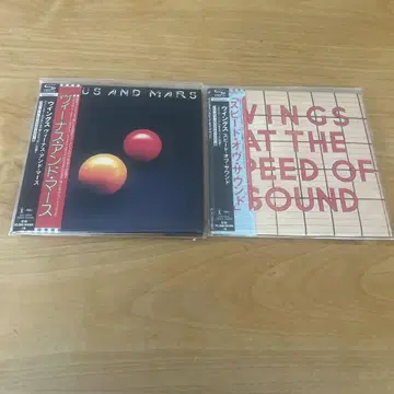 윙스 종이 자켓 SHM-CD 2장 세트 비너스 & + 스피도