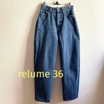 relume JOURNAL. STANDARD 하이웨스트 데님 팬츠