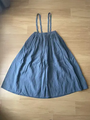 MidiUmi 린넨 롱 개더 스커트